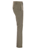 Dondup Gaubert Slim Fit Gabardine Trousers