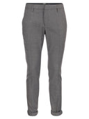 Dondup Gaubert Slim Fit Trousers In Gabardine