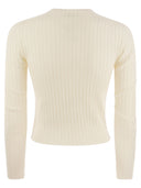 Vanisé Lulu a coste a costola in cashmere knitwear