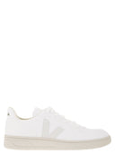Veja Leather Trainers With Logo