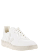 Veja Leather Trainers With Logo