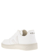 Veja Leather Trainers With Logo