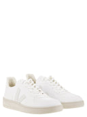 Veja Leather Trainers With Logo