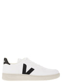 Veja Leather Trainers With Logo