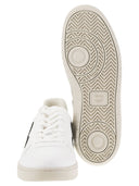 Veja Leather Trainers With Logo