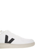 Veja Leather Trainers With Logo