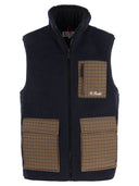 Mc2 Saint Barth Sherpa Waistcoat With Patch Pockets
