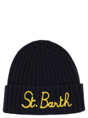 MC2 Saint Barth Wool e Cashmere Blend Hat con ricamo