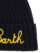 MC2 Saint Barth Wool e Cashmere Blend Hat con ricamo