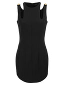 Balmain Sleeveless Wool Short Dress