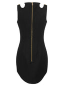 Balmain Sleeveless Wool Short Dress