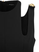 Balmain Sleeveless Wool Short Dress