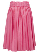 Red Valentino Pleated Taffeta Froissè Skirt