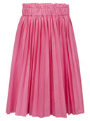 Red Valentino Pleated Taffeta Froissè Skirt