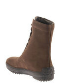 Tod's winterrubber laarzen in suede leer