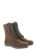 Tod's winterrubber laarzen in suede leer
