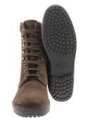 Tod's winterrubber laarzen in suede leer