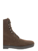 Tod's winterrubber laarzen in suede leer