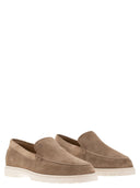 Tod's Suede Slipper Moccasin