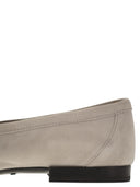 Tod's Moccasin In Nubuck With Metal Chain