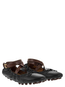 Ballerina in pelle di tod di Tod con cinturino