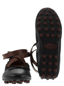 Ballerina in pelle di tod di Tod con cinturino