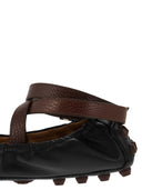 Ballerina in pelle di tod di Tod con cinturino