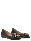 Ballerina in pelle di Tod con accessorio