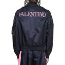 Valentino Valentino Impreso Neon Universo Bomber Jacket