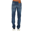 Versace versace cotone logo jeans denim