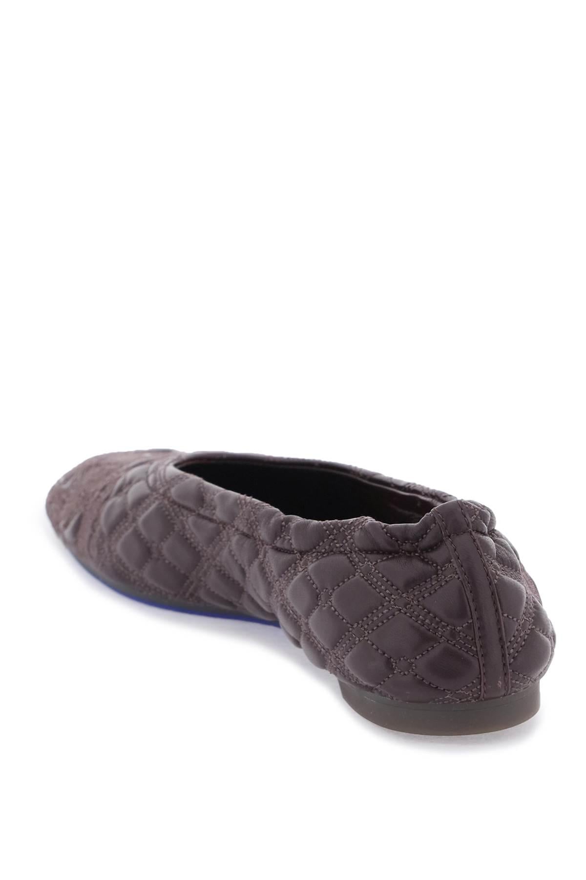Burberry Sadler leather ballerina shoes - Brown