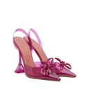 Amina Muaddi Amina Mu I Rosie Glass Slingback Pumps