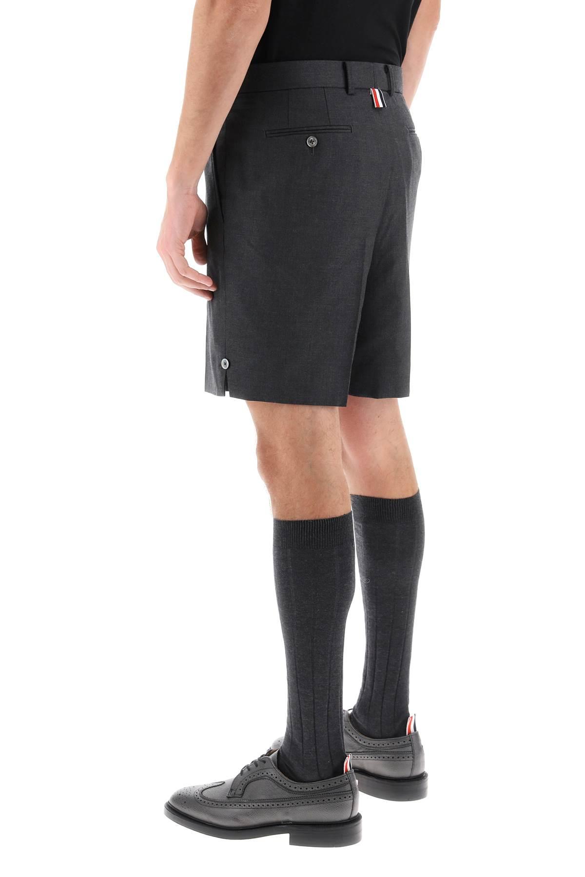 Thom Browne tailored wool shorts - Black