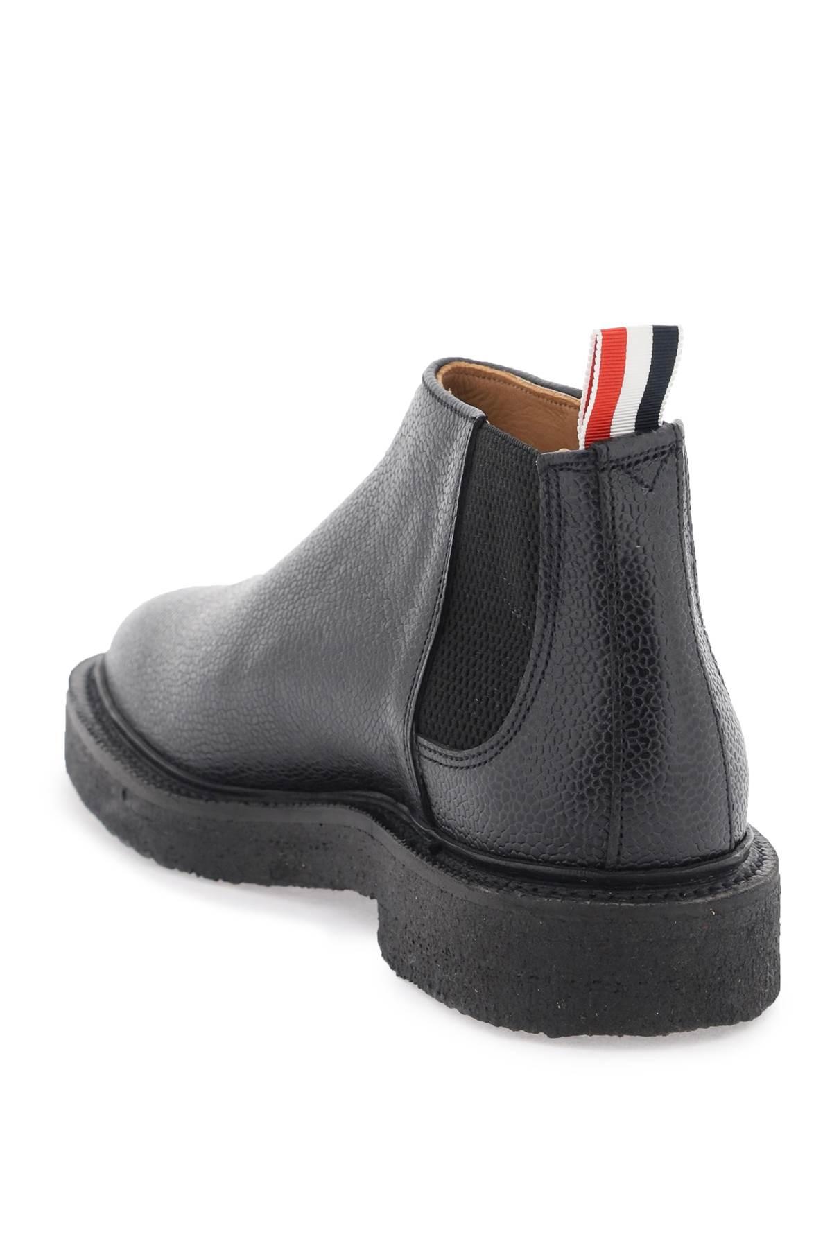 Thom Browne Brown Loop Chelsea Boots