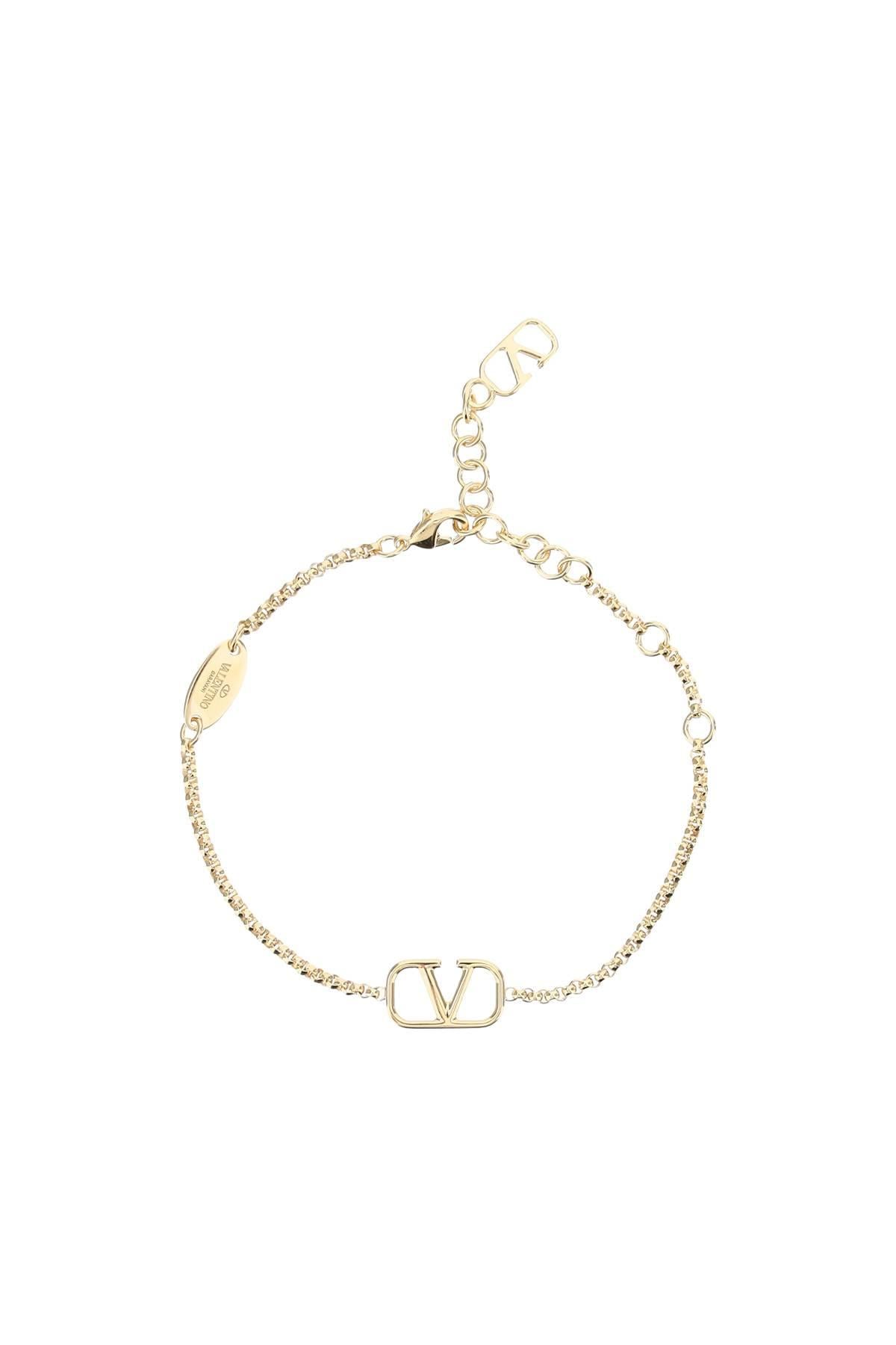 Valentino Garavani VLogo Signature chain bracelet - Gold
