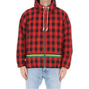 Palm Angels checkte windbreaker jas