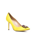 Manolo Blahnik Hangisi 90 Satin Pumps