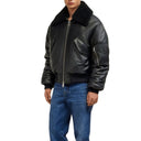 Ami Paris Ami Paris Leather Bomber Jacket