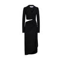 Off White Off White Cut Out Midi Dress