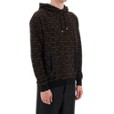 Felpa monogramma con cappuccio balmain