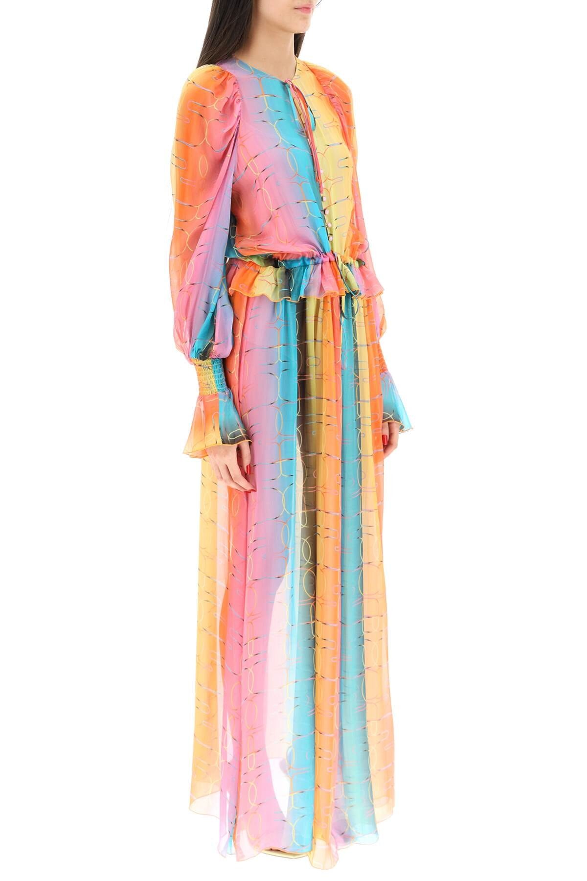 Rainbow Chiffon Dresses