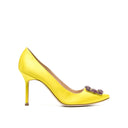 Manolo Blahnik Hangisi 90 Satin Pumps