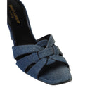 Saint Laurent Tribute Denim Mules