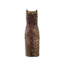Vestido impreso de leopardo de Dolce & Gabbana