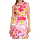 Versace versace top stampato senza maniche