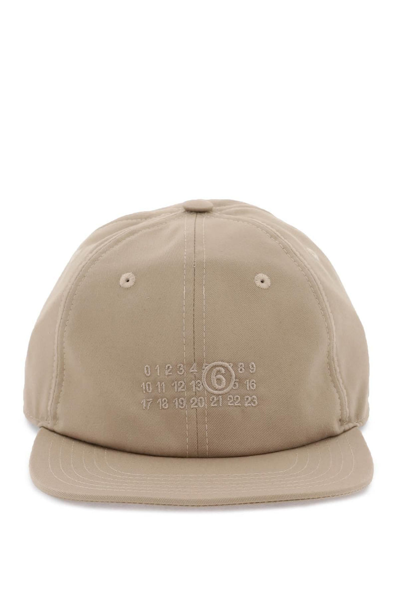 Mm6 Maison Margiela Baseball Cap With Numeric Embroidery | Balardi