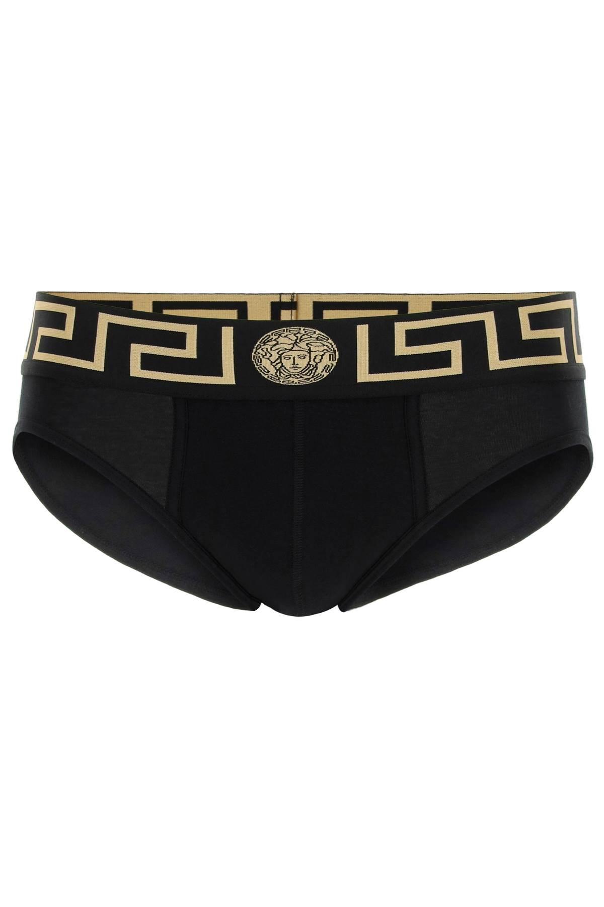 Men's Tri-pack Underwear Low Briefs by Versace