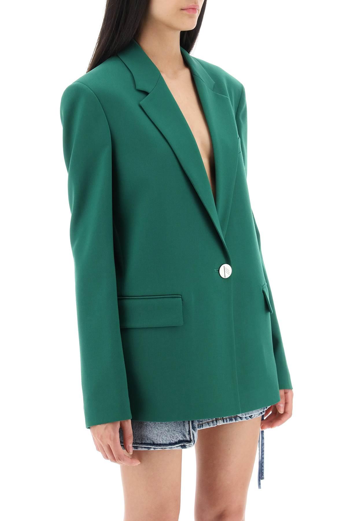 Der Attico Stretch Woll Bianca Blazer Balardi