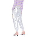 Pantalones cubiertos de plata Stella McCartney