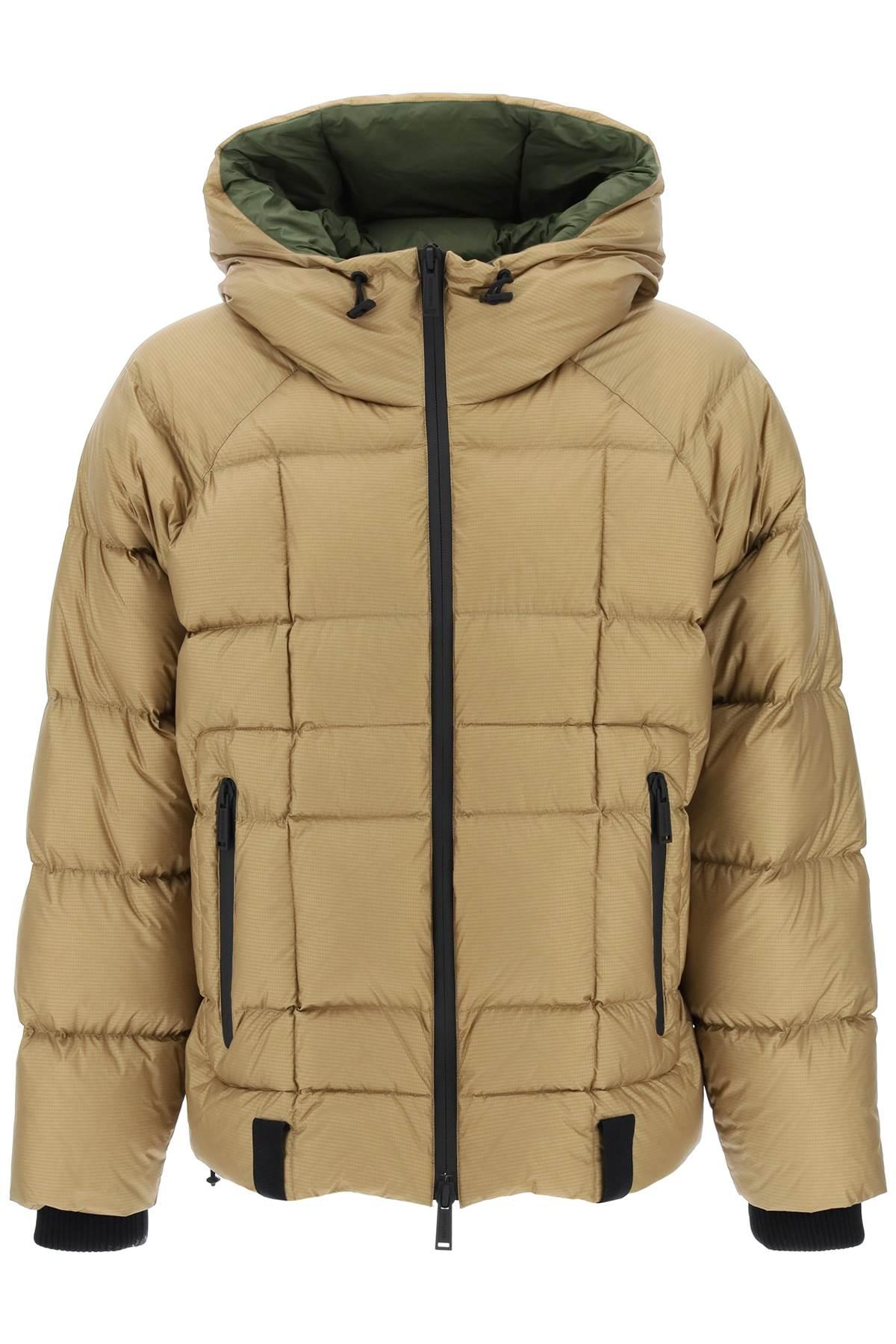 Dsquared2 Logo Print Hooded Down Jacket | Balardi